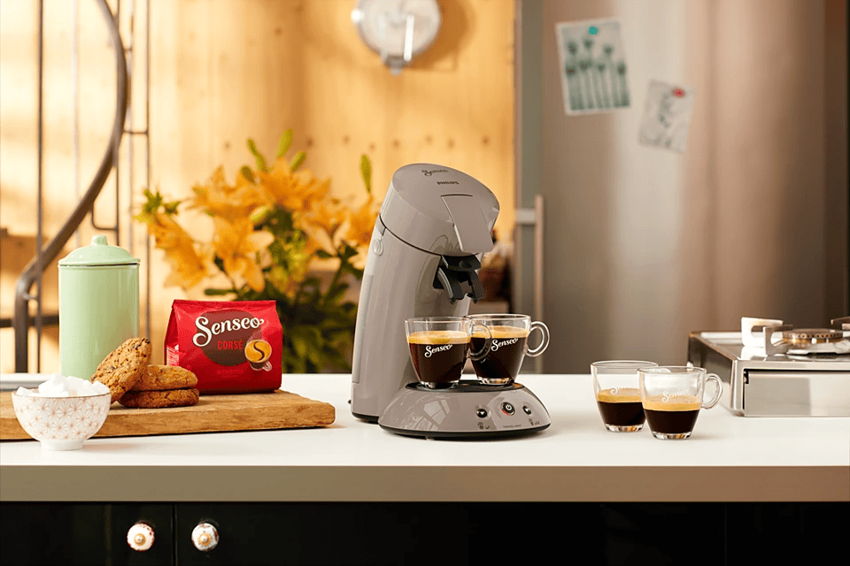 Senseo coffee brewer and pods